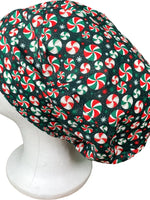 Peppermint Scrub Hat – Sweeten Your Holiday Style at Work! 🎄🎉